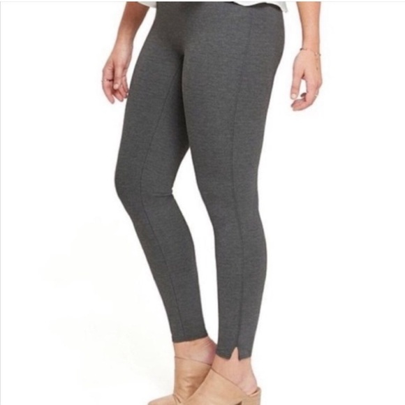 SPANX Ankle Length Ponte Hem Slit Leggings - Picture 2 of 10